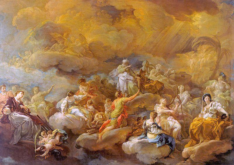 Corrado Giaquinto Saints in Glory  S Norge oil painting art